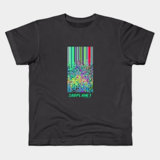 SadPlanet(DataFall.Png) Kids T-Shirt